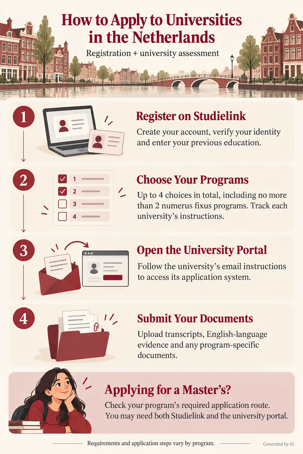 How to Apply to Universities in the Netherlands