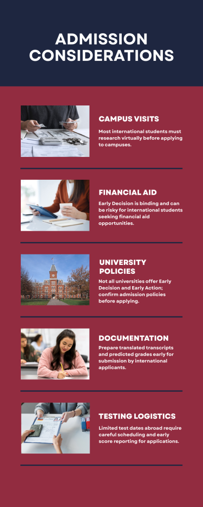 Considerations for International Students in Early Decision vs Early Action