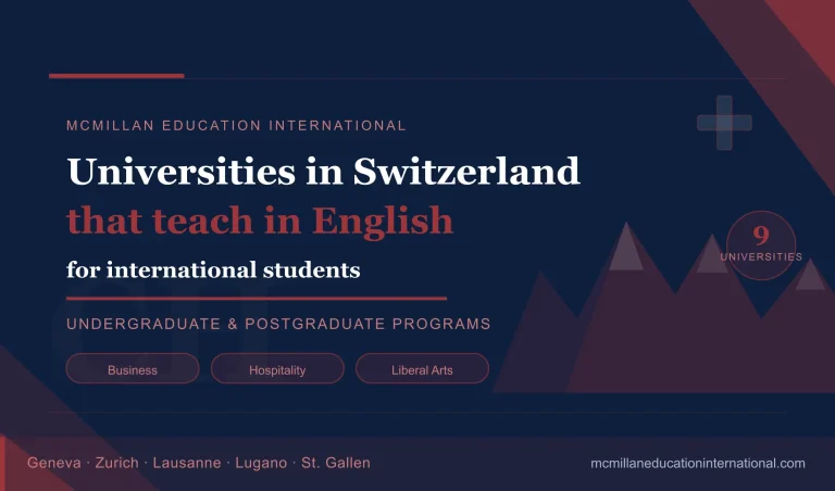 Universities in Switzerland That Teach in English for International Students Feature Image